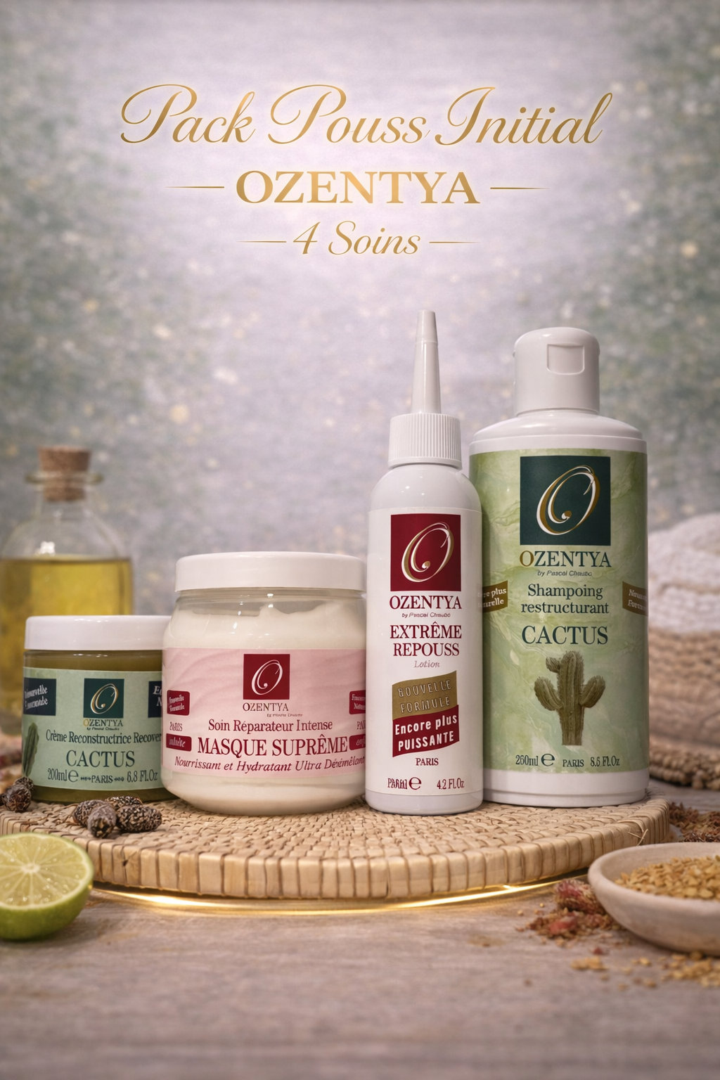 Dites Adieu à la Chute, Bonjour à la Repousse – Pack Pouss’ initial 4 soins